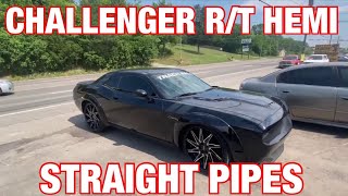 2013 Dodge Challenger RT 57L HEMI DUAL EXHAUST w STRAIGHT PIPES [upl. by Akaya547]