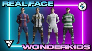 FC 24 REAL FACE WONDER KIDS [upl. by Esyahc]