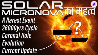 Solar Micronova का महत्व Coronal Hole  26000 Yrs Cycle  Evolution  Current Update livepodcast [upl. by Lida]