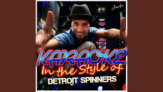 Ghetto Child In the Style of Detroit Spinners Karaoke Version [upl. by Joli]