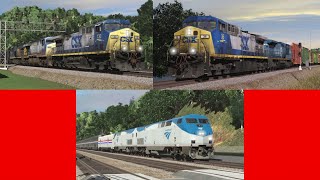 Trainz 22  Cayce Train Collision [upl. by Ecylahs]