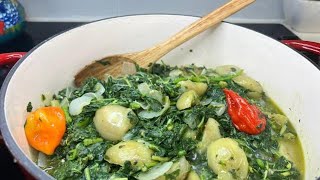 Bitekuteku Recette Congolaise Lėgumes vert aux aubergines Callaloo [upl. by Asserat]