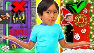 Dont Pick The wrong Door Challenge Christmas vs Halloween Edition [upl. by Einohpets378]