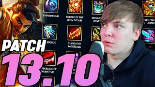 LS  LoL Midseason Patch 1310 Rundown  MASSIVE ITEM CHANGES  NEW MYTHICS  ERA OF RAGEBLADE [upl. by Belle]