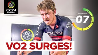 1 Minute VO2 Max Surges  30 Minute Indoor Cycling Workout [upl. by Naillij395]