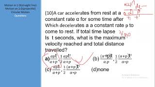 IOE Entrance Preparation Online Physics Motion Part 4 [upl. by Anders]