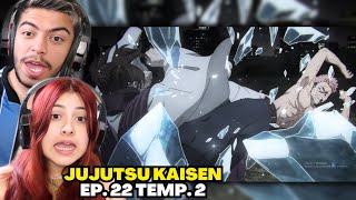 KENJAKU VS TODO MUNDO REACT JUJUTSU KAISEN 2X22 TEMPORADA 2 EPISÓDIO 22 [upl. by Tarton727]