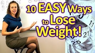 10 EASY Ways to Lose Weight amp Get Healthy Weight Loss Tips How to Diet Food Health Coach [upl. by Ennybor]