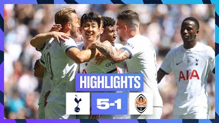 HARRY KANE SCORES FOUR  TOTTENHAM HOTSPUR 51 SHAKHTAR DONETSK  HIGHLIGHTS [upl. by Anaihsat294]