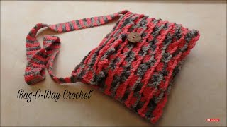 Crochet Easy Shells amp Chains Cross Body Bag Purse TUTORIAL 337 [upl. by Auroora]