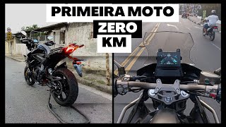 SAINDO DA CONCESIONÁRIA COM A NOVA ZONTES T310 0KM zontes motos 0km conquista motonova [upl. by Airretal]