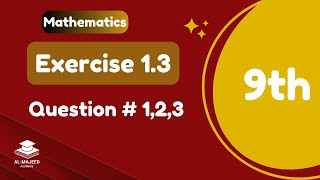 Class 9 Maths Chapter 1 Exercise 13  Question 123 Class 9th Mathematics [upl. by Menides556]