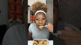 Vickey cathey tries the viral Tiktok Dumplings 😱 shorts [upl. by Eleda]