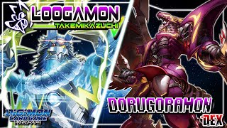 Digimon Card Game  Fenriloogamon quotTakemikazuchiquot VS DEX Dorugoramon BT17 [upl. by Nada]