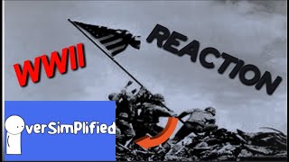 Reacting to OverSimplified WWII Part One [upl. by Jena]