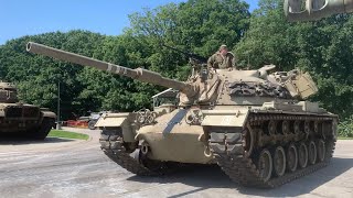 Israeli Defense Force IDF Magach 3 M48 Patton Tank on the Move [upl. by Isus]