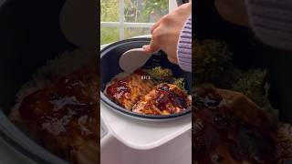 Teriyaki Salmon Bowl in a Rice Cooker [upl. by Eelirak]