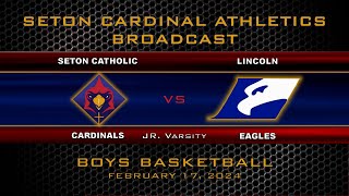 Seton Catholic JV Boys vs Lincoln [upl. by Aketal494]