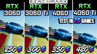 RTX 3060 vs RTX 3060 Ti vs RTX 4060 vs RTX 4060 Ti  Test In 15 Games at 1080p  2024 [upl. by Berkshire]