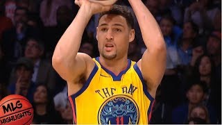 Klay Thompson Full Three Point Contest  Feb 17  2018 NBA All Star Weekend [upl. by Nadnerb]