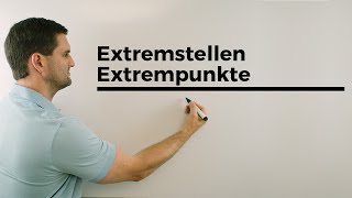 ExtremstellenExtrempunkte Teil 2 mit Monotonietabelle  Mathe by Daniel Jung [upl. by Silera479]