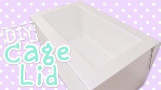 🐹 Custom Hamster Cage Lid  HAMSTER DIY 🐹 [upl. by Niltag]