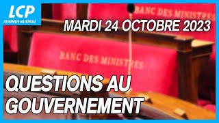 Questions au Gouvernement à lAssemblée nationale  24102023 [upl. by Peter]