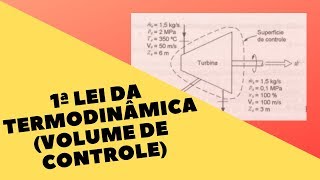 1ª Lei da Termodinâmica para Volumes de Controle  exercício [upl. by Gennifer]