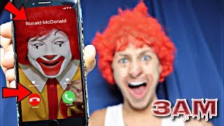 DO NOT CALL RONALD MCDONALD AT 3AM OMG HE ACTUALLY CAME TO MY HOUSE [upl. by Aniretak282]