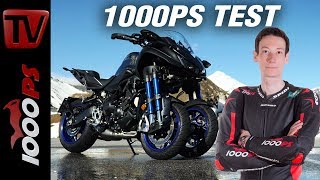 Yamaha Niken Test Deutsch 2018  Probefahrt lohnt sich Kein MP3 viel sportlicher [upl. by Moazami]