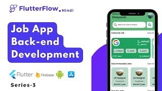 Job Finder App FlutterFlow  NoCode App Development in FlutterFlow [upl. by Duane]