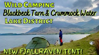 WILD CAMPING LAKE DISTRICT Blackbeck Tarn Crummock Water Haystacks UK  Fjallraven View 2 Tent Test [upl. by Anyrak900]