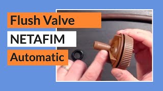 Netafim Automatic Flush Valve TLFV1 Techline Line Flushing Valve [upl. by Jacinthe]