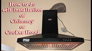 Installing Wall Mounted Stainless Range Hood with an Outside Vent [upl. by Kathye]