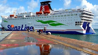 Stena Line Stena Vision arrival in Cherbourg 🇫🇷 [upl. by Nagyam953]