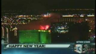 2009 Las Vegas New Years Eve Firework Celebration [upl. by Nnyrat]