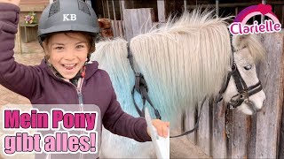 Prüfung auf dem Reiterhof 🐴 Ich mache das Reitabzeichen mit meinem Pony Shopping Haul  Clarielle [upl. by Yerocaj]