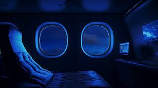 Airplane White Noise Sleep Calming Aircraft Ambience for Effective Sleep Aid and Relaxation Therapy [upl. by Bagley435]