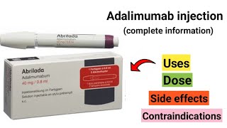 Abrilada 40mg  adalimumab 40mg injection [upl. by Christi898]