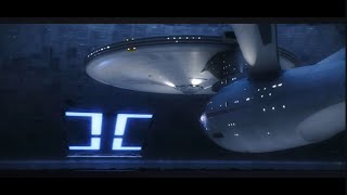 The Enterprise Leaving Space Dock [upl. by Babbette]