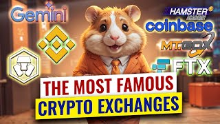 Top 6 famous crypto exchanges changed the world of crypto ⚡️ Hamster Academy [upl. by Aliuqa]