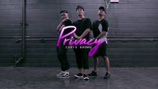 Chris Brown  Privacy  Choreography by JP Tarlit [upl. by Alliuqahs143]