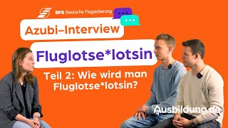 AzubiInterview ✈️ Wie wird man Fluglotse [upl. by Andromache]