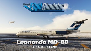 MSFS 2020  Lets Fly The Maddog MD80  EFHKEFRO [upl. by Samara]