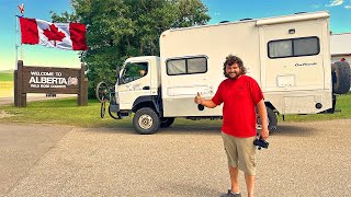 Road Trip to Banff Canada in my New Home on Wheels Mitsubishi Fuso Truck Camper [upl. by Florin537]