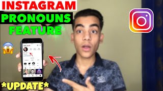 Instagram Pronouns Feature  How To Enable and Use Instagram Pronouns Feature UPDATE [upl. by Atsahs]