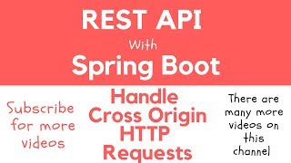 Respond to Cross OriginCORS HTTP Requests [upl. by Einittirb]