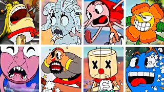 Cuphead  All Boss Simple Knockouts Animations [upl. by Beghtol964]