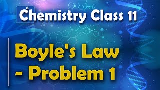 Boyles Law  Problem 1  States of Matter  Chemistry Class 11 [upl. by Darrick]