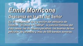 Ennio Morricone Obituario Teletica [upl. by Demha]